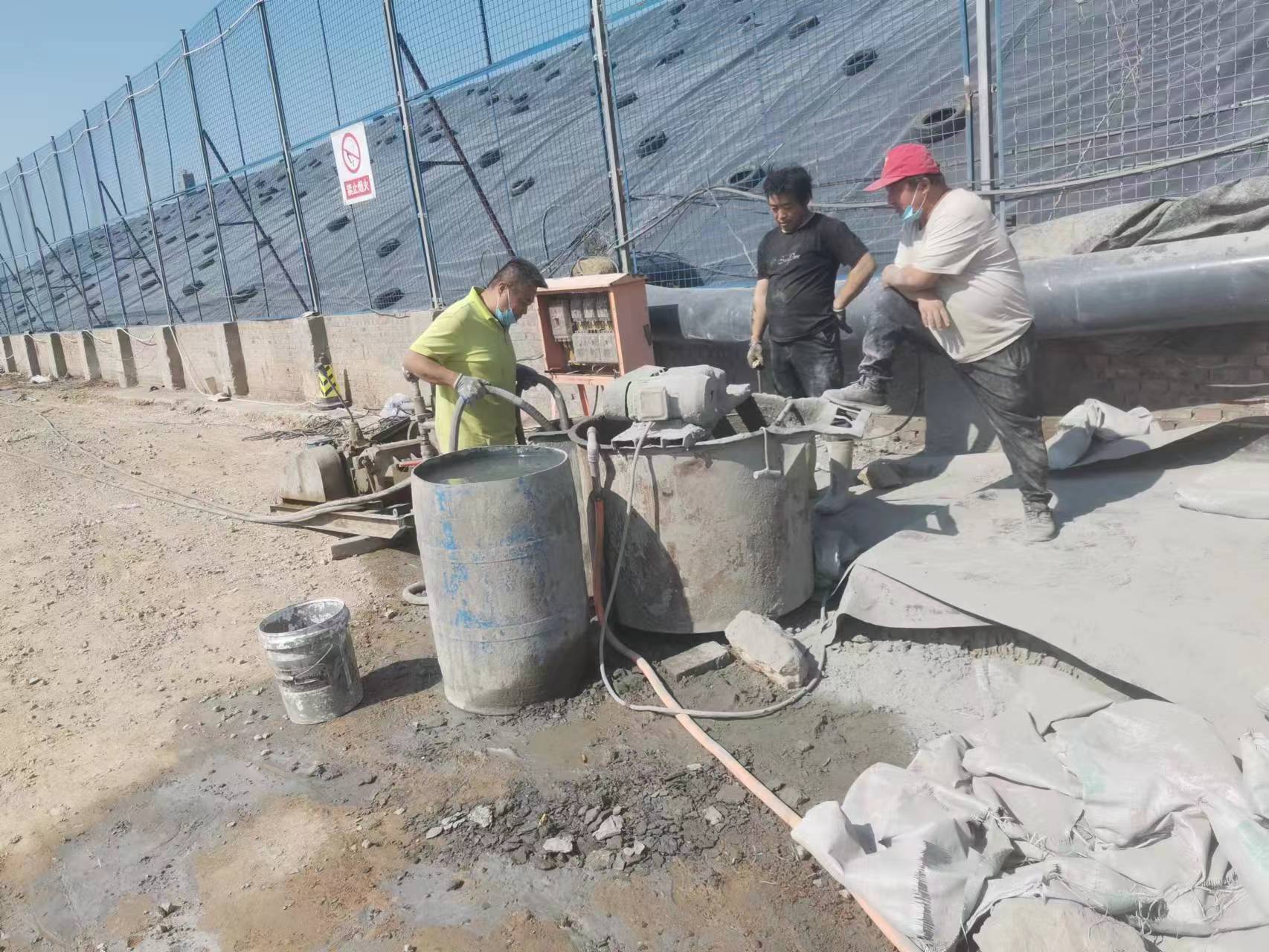 刚察袖阀管注浆